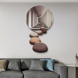 1000mm LED Acrylic Modern Abstract Stone Corridor Wall Art Decor Living Room Bedroom - thumbnail 5