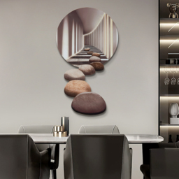 1000mm LED Acrylic Modern Abstract Stone Corridor Wall Art Decor Living Room Bedroom - thumbnail 6