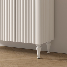 1500mm Modern White Sideboard Buffet with Doors Carved Credenza Adjustable Shelves - thumbnail 6