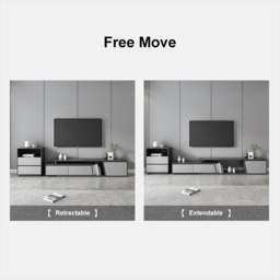 Fero Mid-Century Extendable TV Stand & Block Coffee Table Set - thumbnail 8