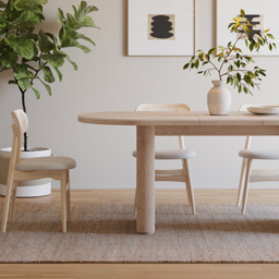 2007 mm - 2413 mm Oval Dining Table Extendable Butterfly Leaf Sintered Stone Top 6-10 Seater Matte Travertine - thumbnail 8