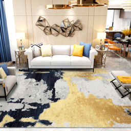 1800mm x 2700mm Modern Abstract Painting Multi-colored Rectangle Area Nylon Rug - thumbnail 3