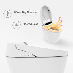 1000mm Floating Bathroom Vanity & Automatic Toilet One-Piece Smart Toilet Floor Outlet - thumbnail 6