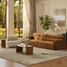 307 cm 2-Seater Performance Velvet Power Convertible Sofabed - thumbnail 5