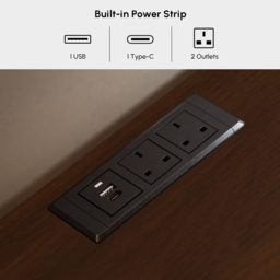 1200 mm Modern Natural 6-Drawer Dresser with Charging Station - thumbnail 8