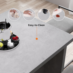 1830 mm Large Grey Kitchen Island with Storage Modern Kitchen Cabinet - thumbnail 7