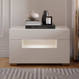 "28"" Wide Smart Nightstand with Charging Station & Light" - thumbnail 2