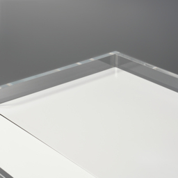 Modern Floating Acrylic Dressing Table Dressing Table with Drawers - thumbnail 9