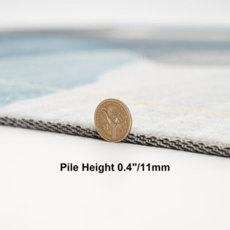 1820mm x 2700mm Multi-purpose Modern Style Retangular Blue & Gold Florid Area Rug - thumbnail 8