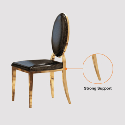 Classic Luxury Upholstered Black PU Leather Dining Chair & Accent Side Chair (Set of 2) - thumbnail 8