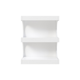 Modern White Writing Desk Office Desk with 1 Drawer & 4 Open Shelves Office Furniture (160 cm) - thumbnail 8