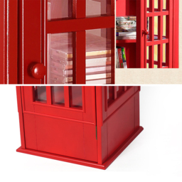 Phone Booth-Shaped Retro Kid's Bookcase England Style - thumbnail 5