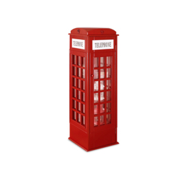 Phone Booth-Shaped Retro Kid's Bookcase England Style - thumbnail 6