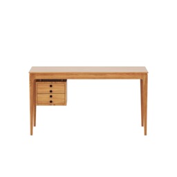 Mid-century Style Natural Ash Wood Writing Desk Home Office Desk with 3 Drawers Office Furniture (1400mm) - thumbnail 8