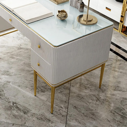 Executive Office Desk with Drawers White Home & Office Furniture (1400mm) - thumbnail 7