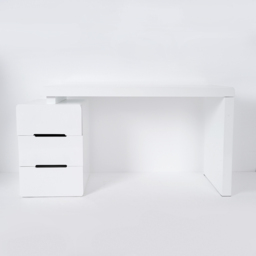 Mular White 3-Drawer Writing Desk with 3 Drawers Office Furniture (1200mm） - thumbnail 9