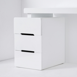 Mular White 3-Drawer Writing Desk with 3 Drawers Office Furniture (1200mm） - thumbnail 7