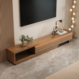Quoint Extendable TV Stand with 3 Drawers 180 cm - 255 cm - thumbnail 3