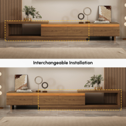 Quoint Extendable TV Stand with 3 Drawers 180 cm - 255 cm - thumbnail 5