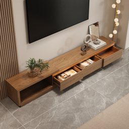 Quoint Extendable TV Stand with 3 Drawers 180 cm - 255 cm - thumbnail 8