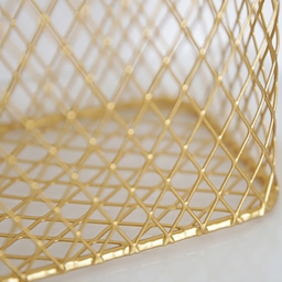 480mm Gold Modern Metal Magazine Rack with Handle for Bedroom in Metal - thumbnail 7