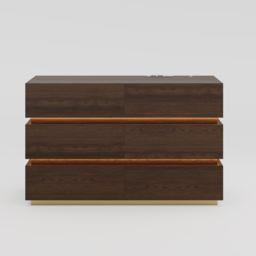Lumio 120 cm LED 6-Drawer Dresser with Charging Station - thumbnail 9