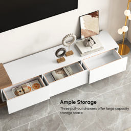 Quoint Extendable TV Stand with 3 Drawers 180 - 255 cm - thumbnail 9
