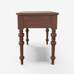 Writing Desk Mid Century with Drawers Walnut Home Office Furniture (1200mm) - thumbnail 6