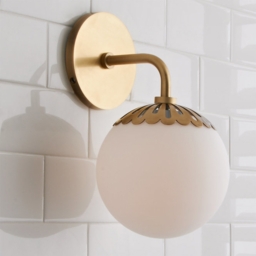 Worldgle Modern Globe 1-Light  Indoor Wall Sconce