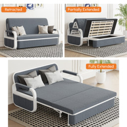 Deep Grey Queen Size Daybed with Storage & Trundle - thumbnail 6