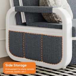 Deep Grey Queen Size Daybed with Storage & Trundle - thumbnail 9