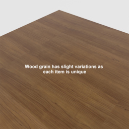 Modern Wood Walnut Coffee Table with Storage Square Coffee Table with 1-Drawer - thumbnail 6