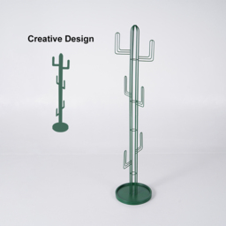 1800mm Clothing Stand Bedroom Hallway Coat Stand Freestanding Cactus Hall Tree in Green - thumbnail 5