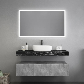 1220mm Modern Floating Bathroom Vanity Set with Single Vessel Sink Wall Mounted