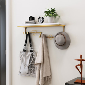 Modern Decor Wall Mounted Coat Stand with Shelving