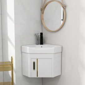 Free Shipping on 1000mm Modern Floating Bathroom Vanity Set With Single  Basin White and Natural｜Homary UK