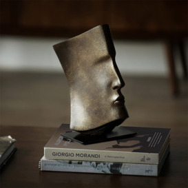 PostModern Abstract Resin Person Sculpture Home Decorative Figurine Desk Decor Bronze