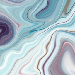 Origin Murals Marbled Ink Blue Wall Mural - thumbnail 2