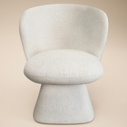 SOLACE+CO Aiko White Dining Chair - thumbnail 3
