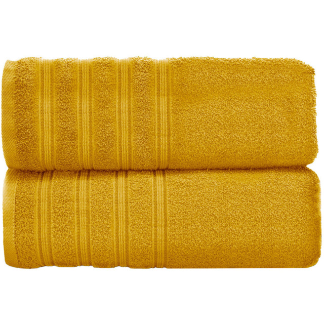 Velosso Hampi Cotton Yellow Super Jumbo Sheet Set of 2 - image 1