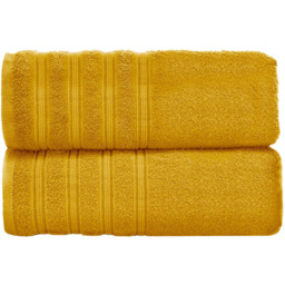 Velosso Hampi Cotton Yellow Super Jumbo Sheet Set of 2
