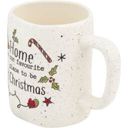 Stone White Christmas Mug - thumbnail 2