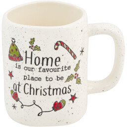 Stone White Christmas Mug - thumbnail 1