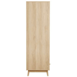 Birlea Herringford 2 Door Single Drawer Oak Wardrobe - thumbnail 4
