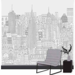 Superfresco Easy City Sketch Wall Mural - thumbnail 1