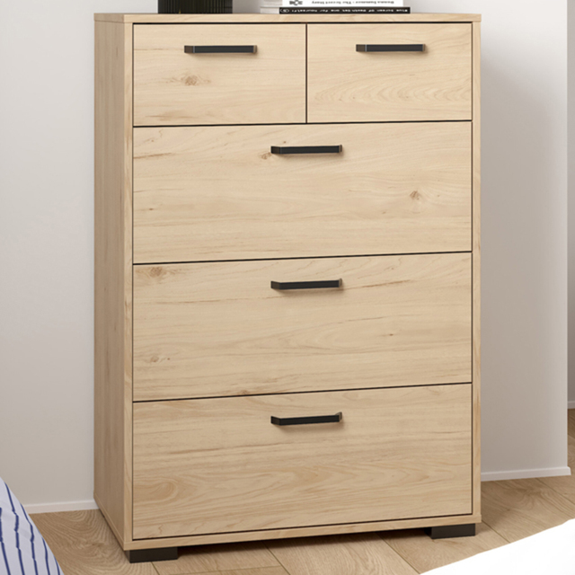 Furniture To Go Sofia Jackson Hickory 5 Drawer Chest of Drawers - image 1