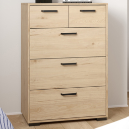 Furniture To Go Sofia Jackson Hickory 5 Drawer Chest of Drawers - thumbnail 1