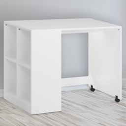 Kudl 4 Shelf Under Desk White - thumbnail 1