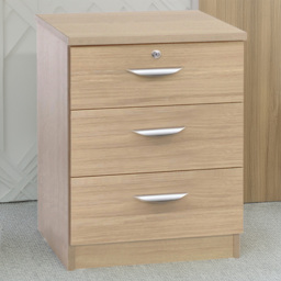 R White Cabinets Brown 3 Drawer Storage Chest - thumbnail 1