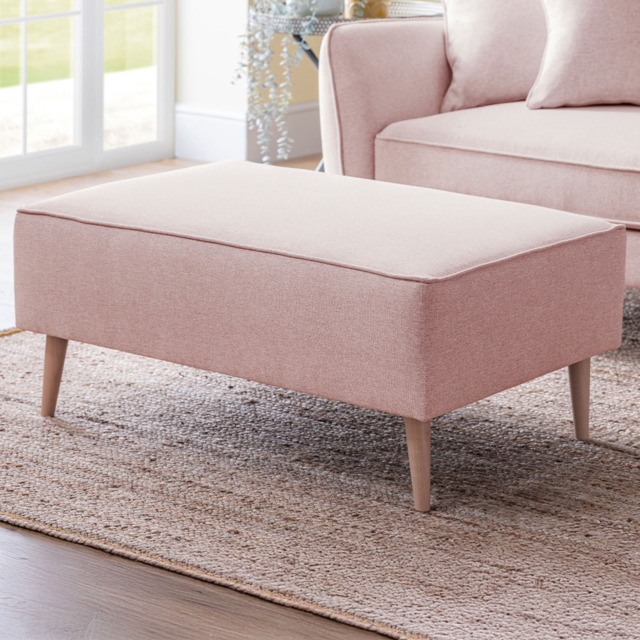 Opry Faro Soft Pink Footstool - image 1